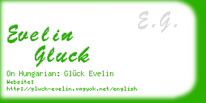 evelin gluck business card